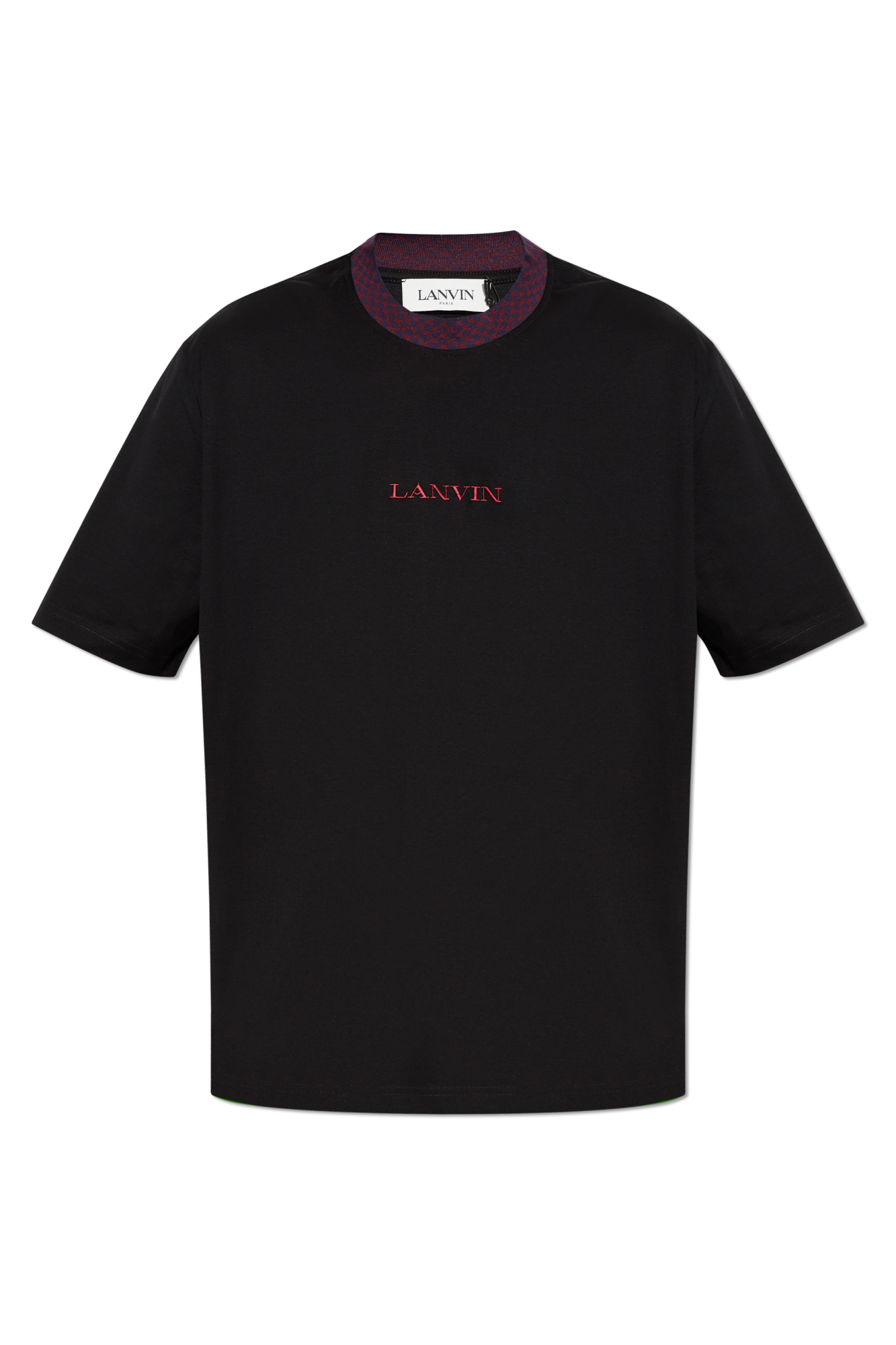 LANVIN ランバン Tシャツ・カットソー XS 紫x青xピンク等